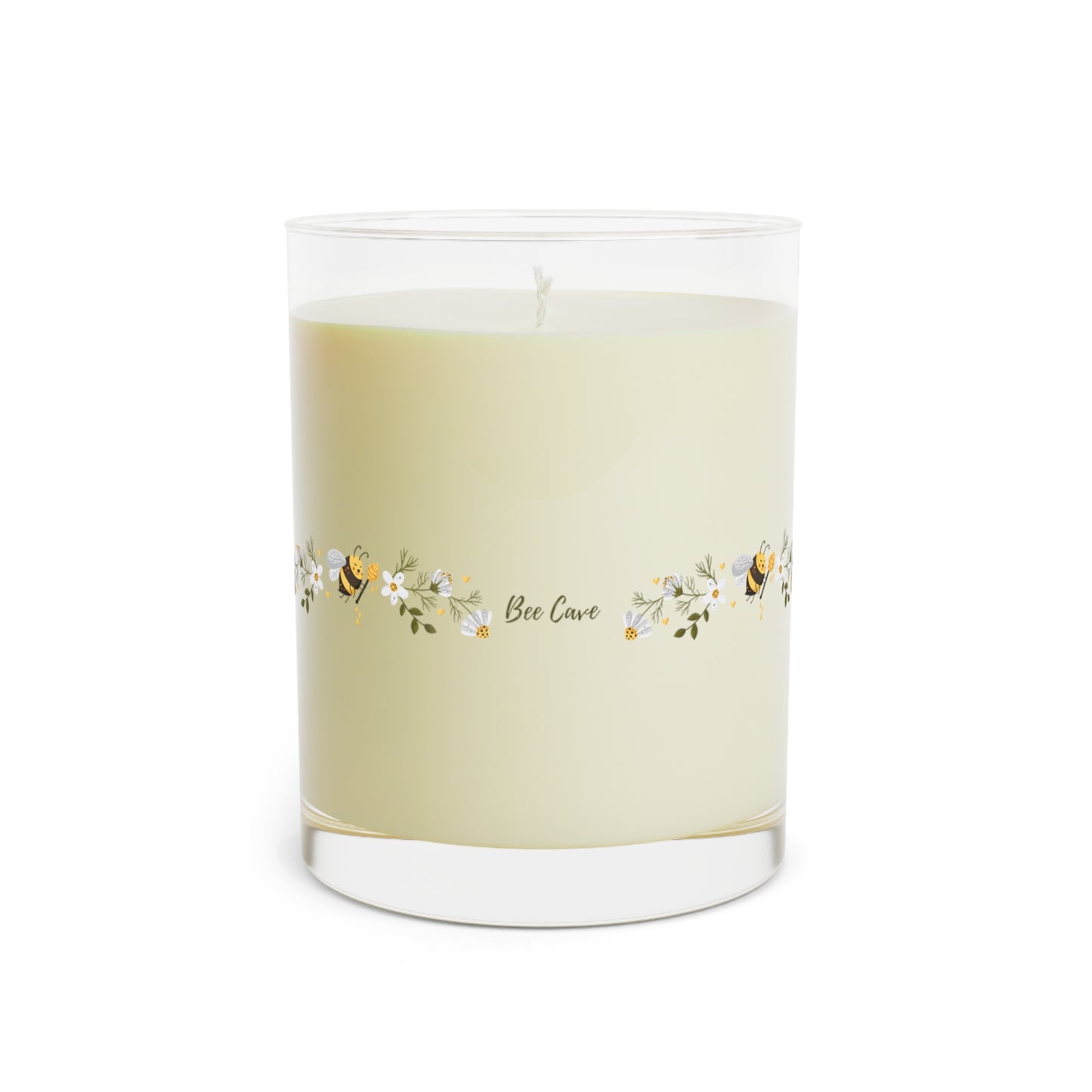 Scented Candle - Floral Aromatherapy Bliss, Soy Wax Candle for Home Decor, Relaxation Gift, Nature Lover's Gift, Bee-Inspired Candle